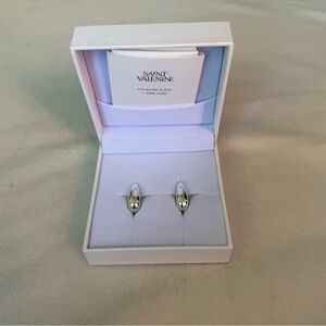 SAINT VALENTINES PAOLO HOOPS in sterling silver